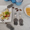 Pineapple Appetizer Forks Cutlery 