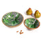 Alberato Green Wooden Bowl Medium | Green Wooden Bowl Medium