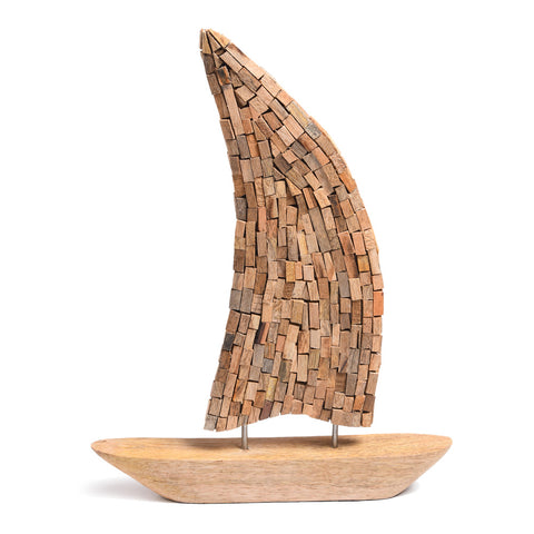 Snippet Wood Ship Deco Object