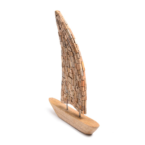 Snippet Wood Ship Deco Object