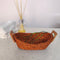 Sabaii Grass Bread Basket with Wooden Handle