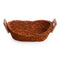 Sabaii Grass Bread Basket with Wooden Handle