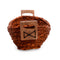 Sabaii Grass Bread Basket with Wooden Handle