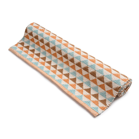 New Triangle Cotton Woven Rug | woven cotton rug