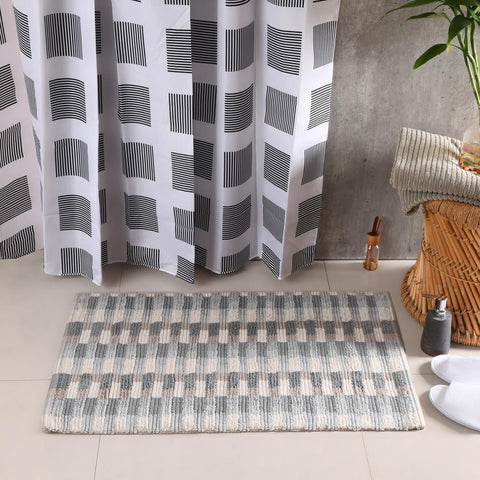 FIAMMATO Cotton Anti Slip Bath mat